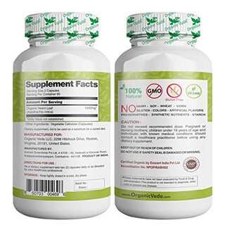 Foto 2 | Foto 2 | Suplemento Orgánico Veda Neem En Cápsulas, 120 Cápsulas Vegetarianas - Venta Internacional.
