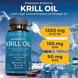 Foto 2 | Foto 2 | Suplemento De Aceite De Krill Antártico Viva Naturals, 1250 Mg, Paquete De 6 - Venta Internacional.