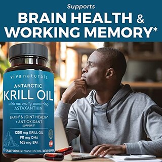 Foto 6 | Foto 6 | Suplemento De Aceite De Krill Antártico Viva Naturals, 1250 Mg, Paquete De 6 - Venta Internacional.