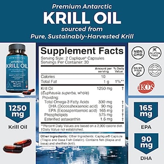 Foto 7 | Foto 7 | Suplemento De Aceite De Krill Antártico Viva Naturals, 1250 Mg, Paquete De 6 - Venta Internacional.