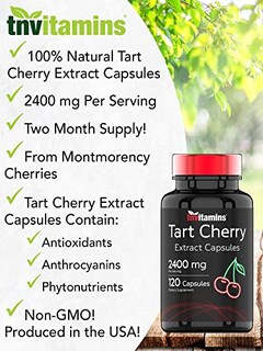 Foto 3 | Foto 3 | Suplemento De Vitamina Tn, Extracto De Cereza Ácida, 2400 Mg, 120 Cápsulas - Venta Internacional.
