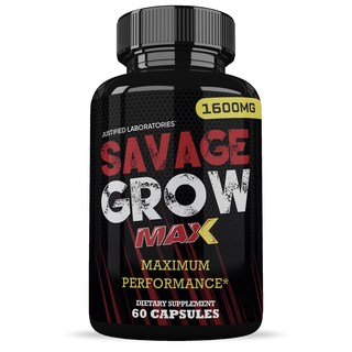 Foto 3 | Foto 3 | Fórmula Avanzada Para La Salud Masculina Savage Grow Max 1600 Mg (paquete De 3) - Venta Internacional.
