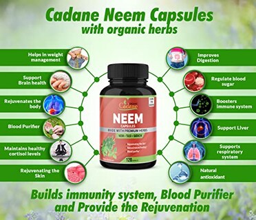 Foto 4 | Foto 4 | Suplemento Orgánico De Hojas De Neem De Cadane, 2250 Mg, 120 Cápsulas - Venta Internacional.