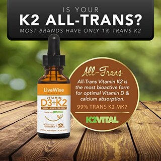 Foto 6 | Foto 6 | Suplemento Live Wise Naturals De Vitamina D3 1208 Ui Con K2 25 Mcg - Venta Internacional.