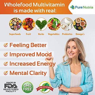 Foto 5 | Foto 5 | Suplemento Multivitamínico Purenutria Whole Food 120 Cápsulas - Venta Internacional.