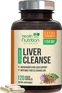 Foto 1 | Foto 1 | Suplemento Health Nutrition Naturals Liver Cleanse 120 Cápsulas - Venta Internacional.