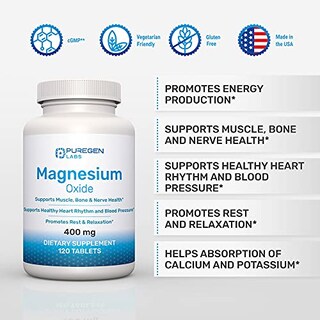 Foto 2 | Foto 2 | Suplemento De Magnesio P Puregen Labs 400 Mg De Alta Potencia - Venta Internacional.