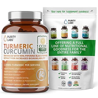Foto 1 | Foto 1 | Suplemento Purity Labs, Cúrcuma Y Curcumina, 2.250 Mg, 120 Cápsulas - Venta Internacional.