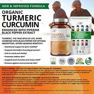 Foto 3 | Foto 3 | Suplemento Purity Labs, Cúrcuma Y Curcumina, 2.250 Mg, 120 Cápsulas - Venta Internacional.