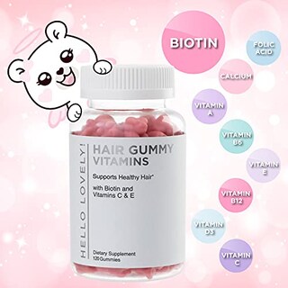 Foto 7 | Foto 7 | Gomitas De Vitaminas Para El Cabello Hello Lovely! Biotina 5000 Mcg 120 Unidades - Venta Internacional.