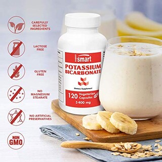 Foto 5 | Foto 5 | Suplemento Supersmart De Bicarbonato De Potasio 5400 Mg 120 Cápsulas - Venta Internacional.