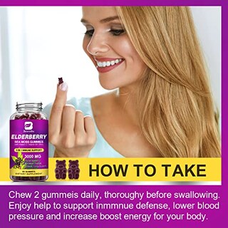 Foto 5 | Foto 5 | Gomitas De Saúco Y Musgo Marino Supplements B Beworths - Venta Internacional.