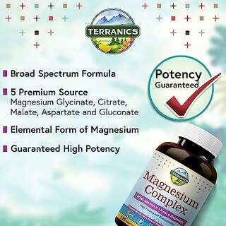Foto 4 | Foto 4 | Suplemento Terranics Magnesium Complex 240 Cápsulas - Venta Internacional.