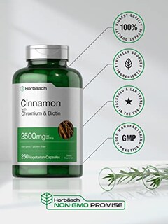 Foto 5 | Foto 5 | Suplemento De Canela En Cápsulas Horbaach, 2500 Mg, 250 Unidades - Venta Internacional.