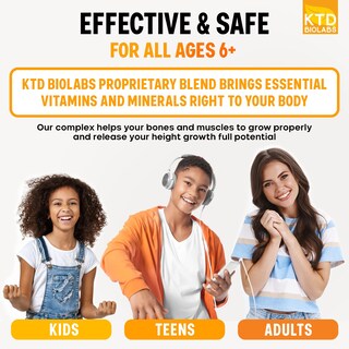 Foto 4 | Foto 4 | Píldoras Para Crecer En Altura, Ktd Biolabs, Paquete De 2 Unidades, Natural Heig - Venta Internacional.