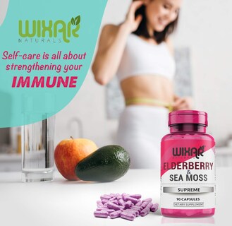 Foto 7 | Foto 7 | Supreme Capsules Wixar Naturals Saúco Y Musgo Marino 500 Mg - Venta Internacional.