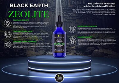 Foto 3 | Foto 3 | Suplemento De Zeolita Black Earth De The Food Movement, 30 Ml - Venta Internacional.