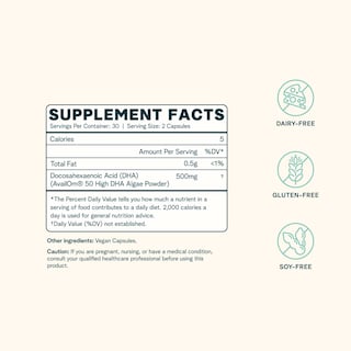 Foto 3 | Foto 3 | Suplemento Ora Organic Vegan Omega 3 500 Mg De Dha Para El Cerebro - Venta Internacional.