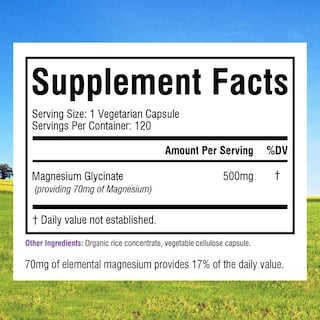 Foto 2 | Foto 2 | Suplemento De Glicinato De Magnesio Innate Vitality 500 Mg 120 Cápsulas - Venta Internacional.