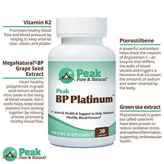 Foto 6 | Foto 6 | Suplemento Peak Bp Platinum Blood Pressure 30 Cápsulas - Venta Internacional.