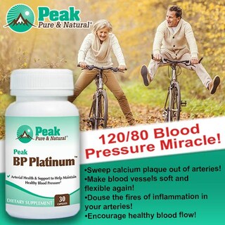 Foto 7 | Foto 7 | Suplemento Peak Bp Platinum Blood Pressure 30 Cápsulas - Venta Internacional.
