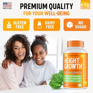 Foto 6 | Foto 6 | Píldoras Para Crecer En Altura Ktd Biolabs Height Growth Maximizer - Venta Internacional.