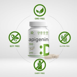 Foto 5 | Foto 5 | Suplemento, Oferta, Suplemento De Apigenina, 100 Mg, 240 Cápsulas - Venta Internacional.