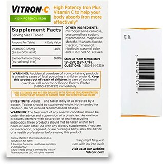 Foto 2 | Foto 2 | Suplemento Vitron-c, Comprimidos Recubiertos, 60 Comprimidos (paquete De 3) - Venta Internacional.
