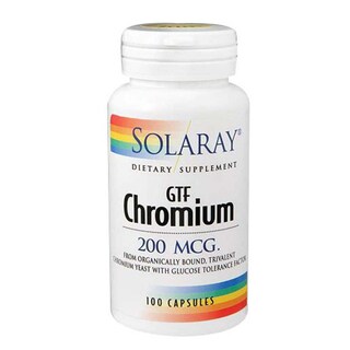 Foto 1 | Foto 1 | Suplemento Solaray Gtf Chromium 100 Cápsulas (paquete De 4) - Venta Internacional.