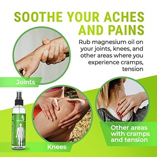 Foto 5 | Foto 6 | Aceite De Magnesio En Aerosol Con Base Esencial, 100% Puro, 240 Ml - Venta Internacional.