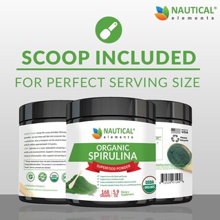 Foto 2 | Foto 2 | Espirulina En Polvo Nautical Elements Premium Usda Organic - Venta Internacional.