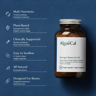Foto 5 | Foto 5 | Suplemento de Calcio Algaecal a Base de Plantas con Vitamina D3 - Venta Internacional