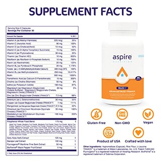Foto 2 | Foto 2 | Suplemento Multivitamínico Avanzado Aspire Multi+ Para Toda La Familia - Venta Internacional.