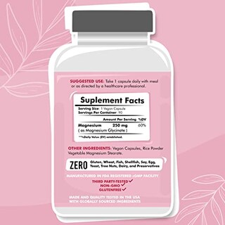 Foto 3 | Foto 3 | Suplemento De Glicinato De Magnesio American Standard 250 Mg - Venta Internacional.