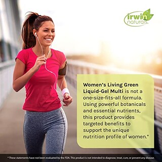 Foto 3 | Foto 3 | Suplemento Irwin Naturals Women's Living Green 90 Cápsulas Blandas - Venta Internacional.