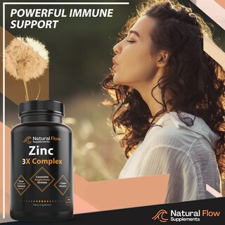 Foto 2 | Foto 2 | Complejo De Suplementos De Zinc Natural Con Cobre Y Vitamina C 120 Ca - Venta Internacional.
