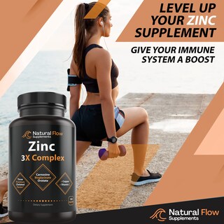 Foto 7 | Foto 7 | Complejo De Suplementos De Zinc Natural Con Cobre Y Vitamina C 120 Ca - Venta Internacional.