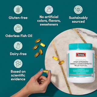 Foto 4 | Foto 4 | Suplementos De Aceite De Pescado Swisse Wild Omega 3 Epa Dha 400 Píldoras - Venta Internacional.