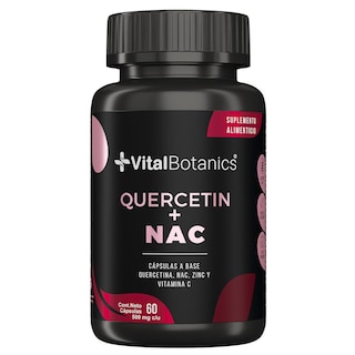 Foto 1 | Foto 1 | Quercetina + Nac| 60 Capsulas |suplemento Alimenticio A Base De Quercetina, Nac, Zinc Y Vitamina C