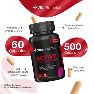 Foto 3 | Foto 3 | Active Circulation 60 Capsulas suplemento Multivitamínico