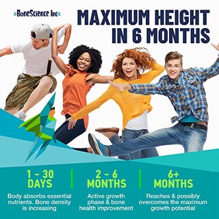 Foto 5 | Foto 5 | Maximizador De Crecimiento De Altura Bonescience Inc Para Adultos Y Niños - Venta Internacional.