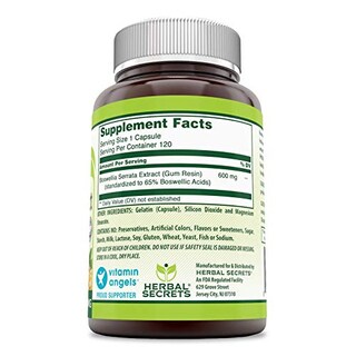 Foto 3 | Foto 3 | Suplemento de Extracto de Boswellia Serrata Herbal Secrets 600 Mg - Venta Internacional