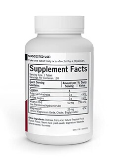 Foto 2 | Foto 2 | Complemente La Vitamina B6 De Kirkman Con Magnesio 120 Tabletas - Venta Internacional.