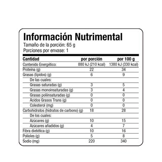 Foto 2 | Foto 2 | Proteína Bar Evolution Sabor Chocolate Caja con 6 Barras de 65 g