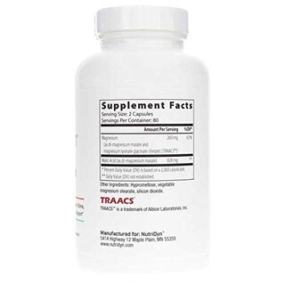 Foto 2 | Foto 2 | Suplemento Nutri-dyn De Glicinato De Magnesio 160 Cápsulas - Venta Internacional.