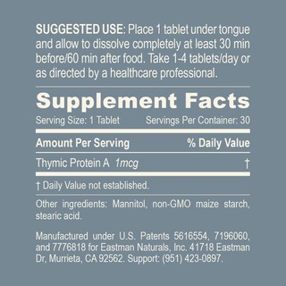 Foto 5 | Foto 5 | Tabletas Proboost Thymic Protein A (tpa) De 1 Mcg Sublinguales - Venta Internacional.