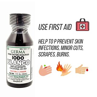 Foto 7 | Foto 7 | Tintura De Yodo Decolorada, 30 Ml, Antiséptico De Primeros Auxilios Alemán - Venta Internacional.