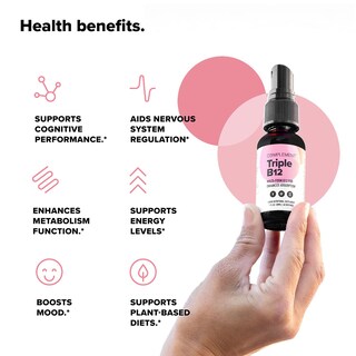 Foto 4 | Foto 4 | Suplemento En Aerosol Líquido Vegano Con Vitamina Triple B12 - Venta Internacional.
