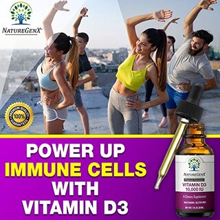 Foto 7 | Foto 7 | Suplemento Naturegenx De Vitamina D3 Líquida, 10000 Ui, 30 Ml - Venta Internacional.