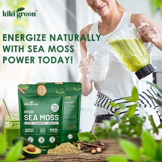 Foto 7 | Foto 7 | Polvo De Musgo Marino Kiki Green Irish De 250 Ml Con Bardana - Venta Internacional.